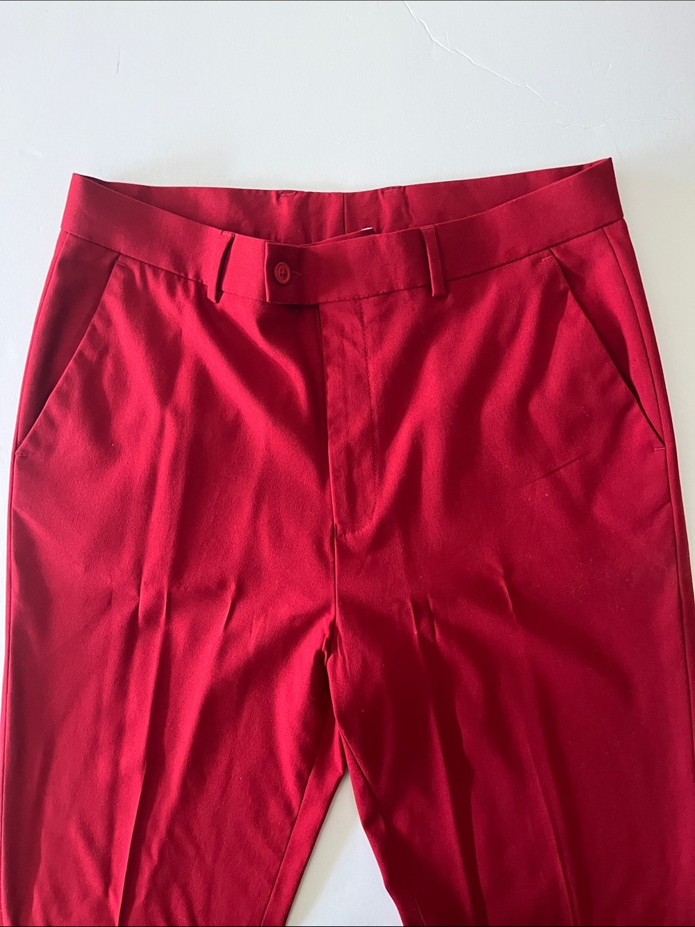 ASOS Red Tailored Trousers